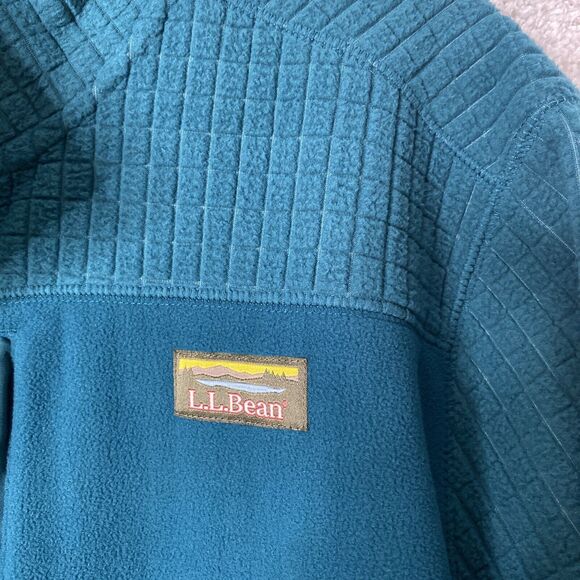 LL BEAN MEN'S MOUNTAIN CLASSIC WINDPROOF TEXTURED PATTERN JCKT, SIZE XL Spruce - Picture 2 of 11